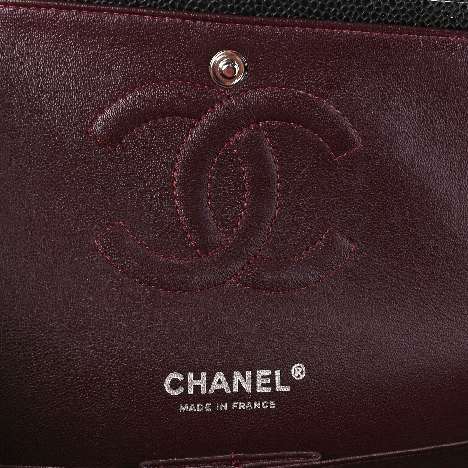 Chanel Caviar Quilted Medium Double Flap Black 6 of 12