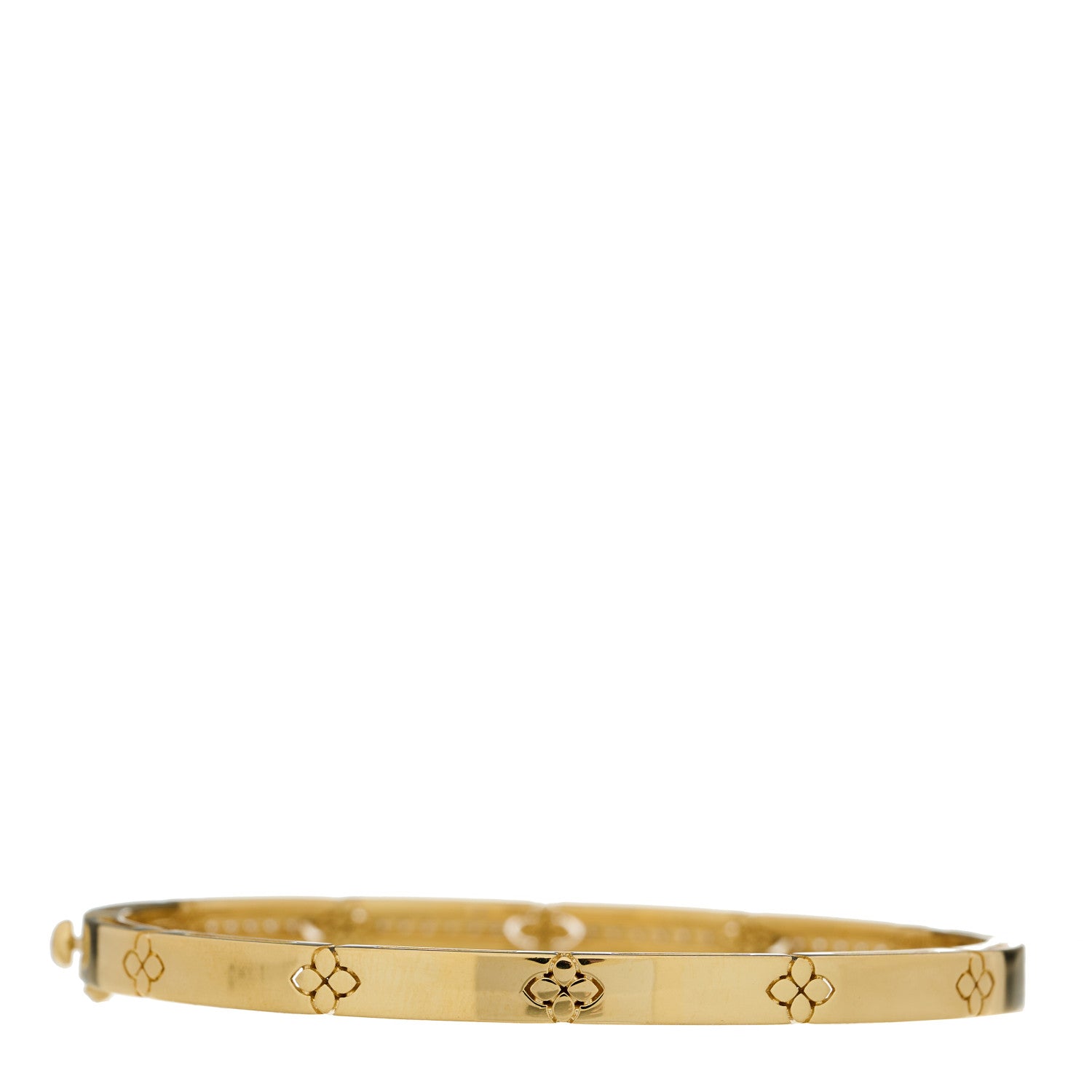 Roberto Coin 18K Rose Gold Diamond ctw Love in Verona Pave Bangle Bracelet 2 of 4