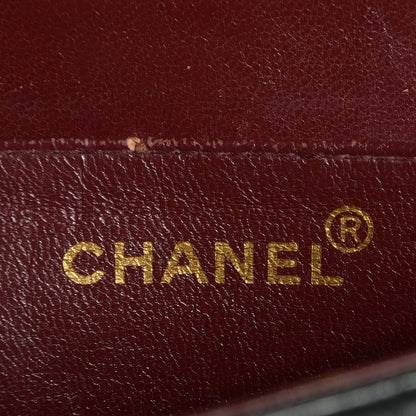Chanel Lambskin Quilted XL Jumbo CC Flap Black 6 of 9