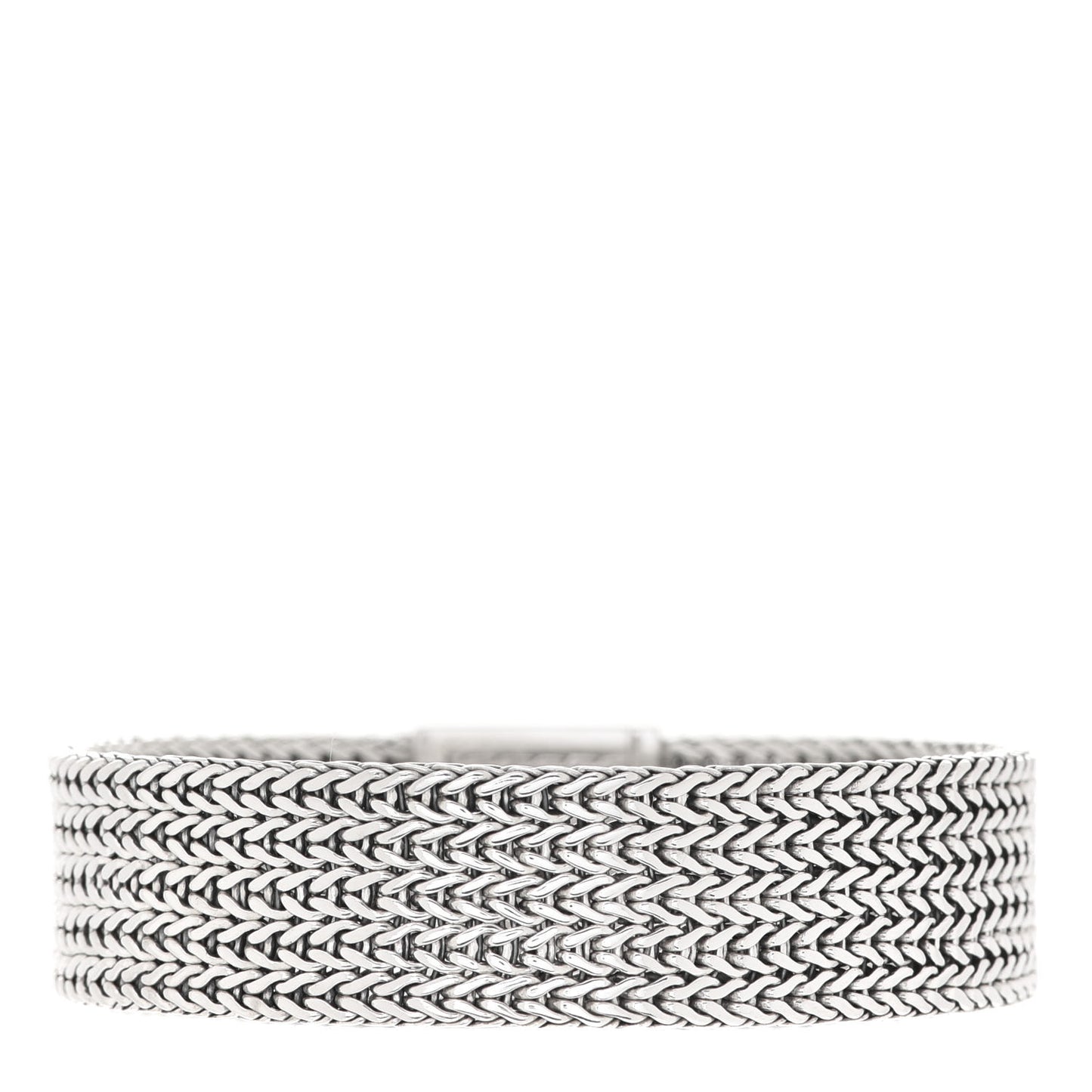 Sterling Silver 15mm Rata Chain Bracelet