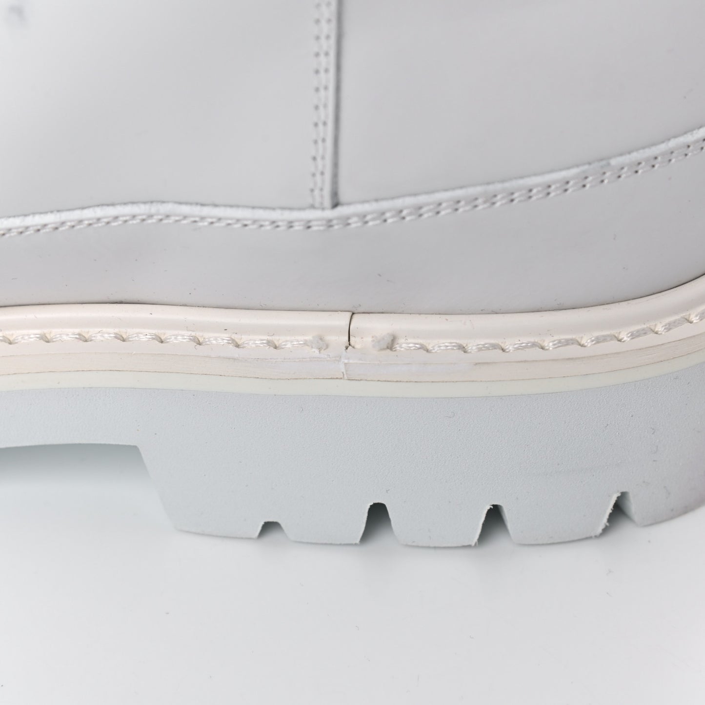 Calfskin Monogram Embossed Neoprene Mens Landscape Ankle Boots 9.5 White