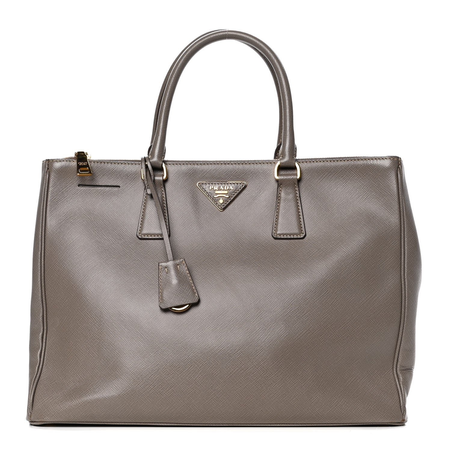 Prada Saffiano Large Galleria Double Zip Tote Argilla 1 of 8