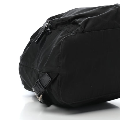 Prada Nylon Vela Medium Cinch Backpack Black 6 of 7