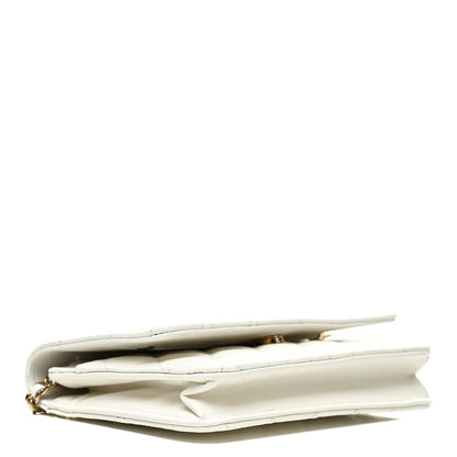 Chanel Caviar Quilted Wallet On Chain WOC White 4 of 12