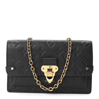 Louis Vuitton Empreinte Vavin Chain Wallet Black 1 of 10