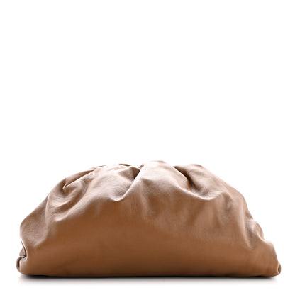 Bottega Veneta Smooth Butter Calf The Pouch Oversized Clutch Teak 1 of 8
