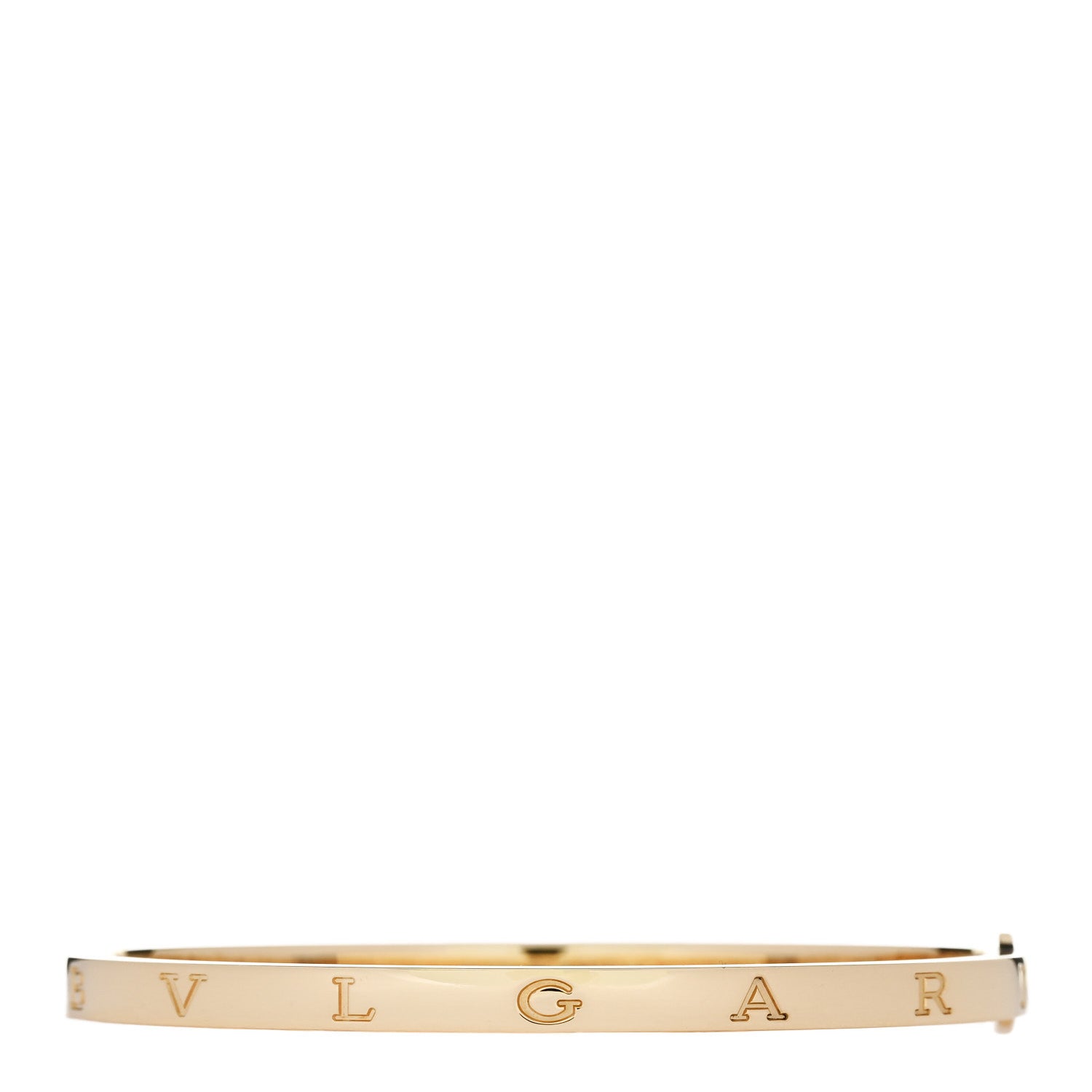 Bulgari 18K Yellow Gold B.Zero1 Essential Bangle Bracelet S 1 of 4