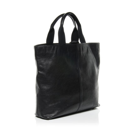 Saint Laurent Leather Tanger Tote Unisex Black 3 of 7