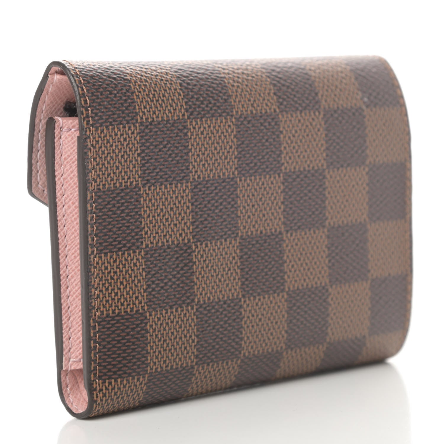 Louis Vuitton Damier Ebene Victorine Wallet Rose Ballerine 3 of 6