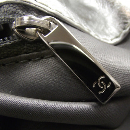 Chanel Metallic Glazed Calfskin Perforated Medium Rodeo Drive Tote Silver 12 of 12