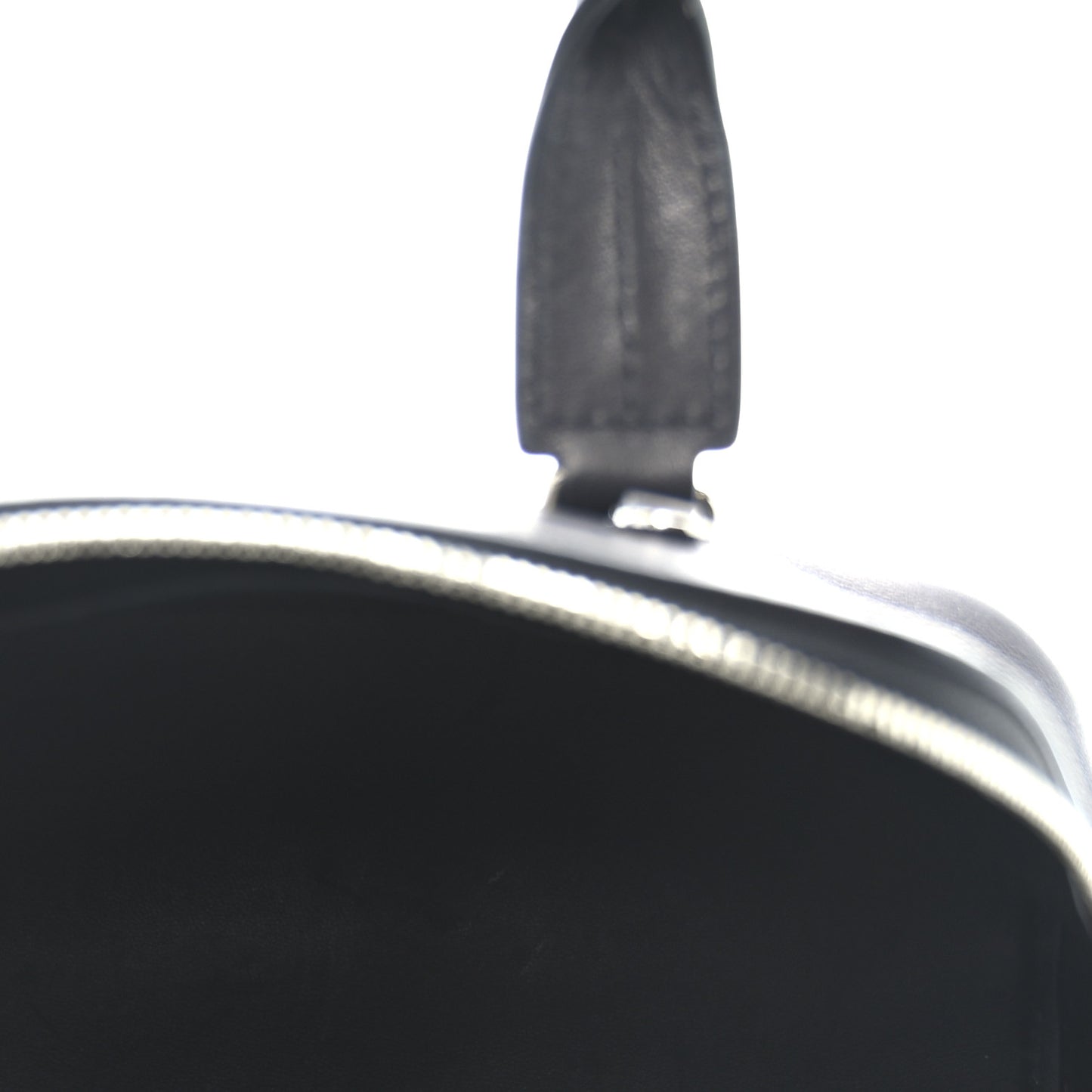 Saddle Calfskin Mini Devon Bag Black