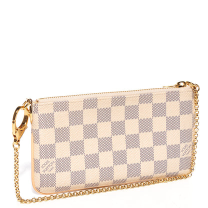 Louis Vuitton Damier Azur Pochette Milla MM 3 of 8