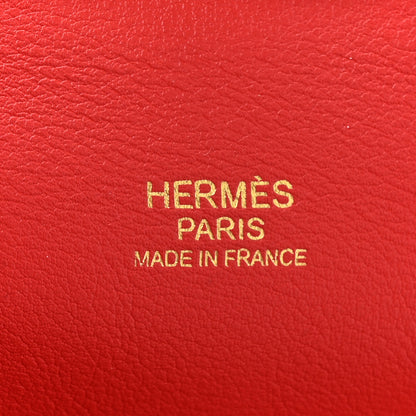 Hermes Evercolor Verso Toolbox 26 Capucine Rouge H 6 of 17