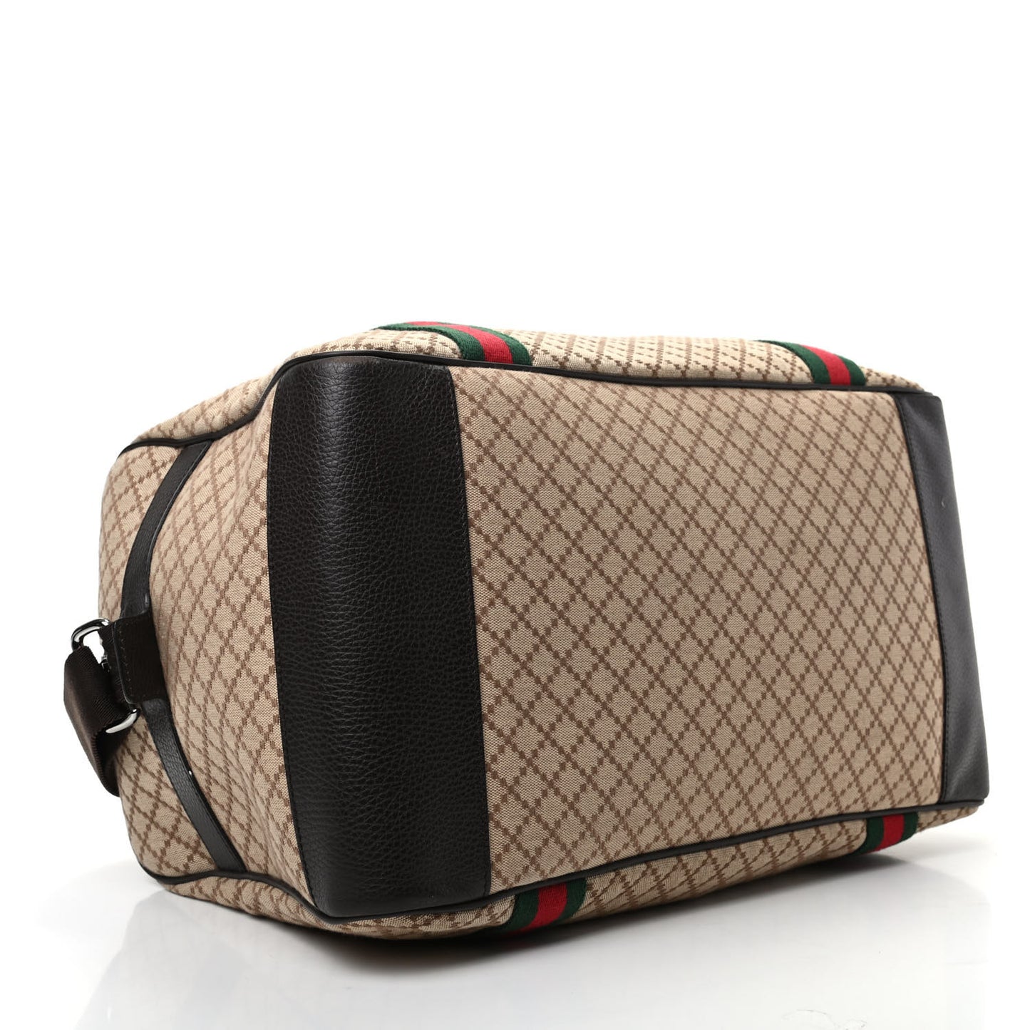 Diamante Large Web Carry On Duffle Bag Brown