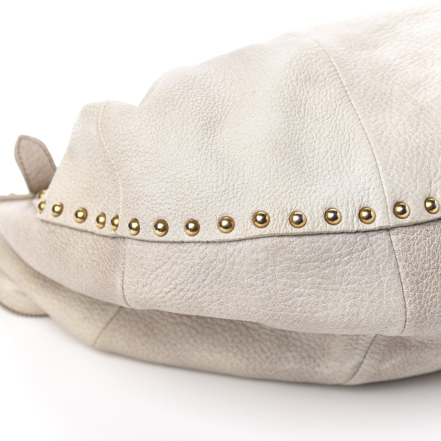 Prada Deerskin Tamponato Hobo White 10 of 13