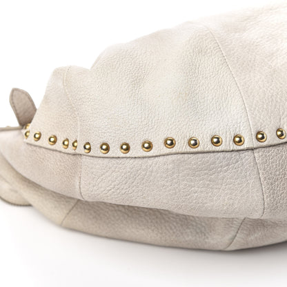 Prada Deerskin Tamponato Hobo White 10 of 13