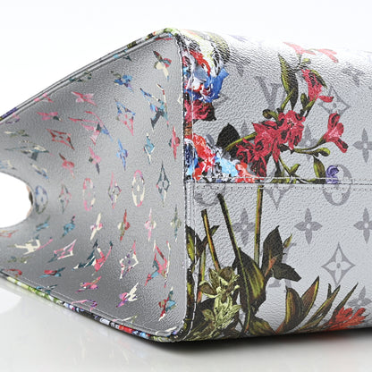 Louis Vuitton Metallic Monogram LV Garden OnTheGo MM Silver 7 of 8