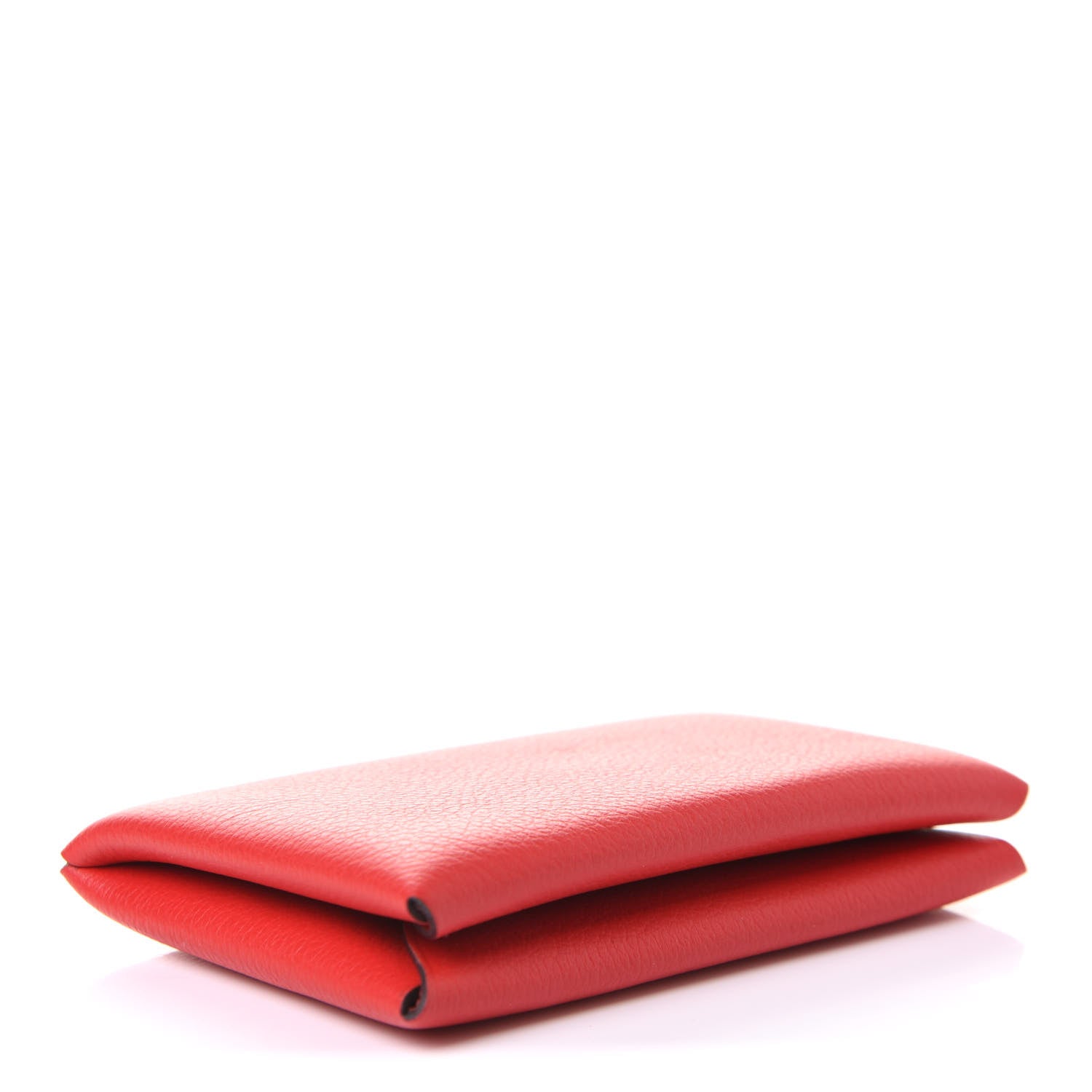 Hermes Evercolor Calvi Card Case Rouge De Coeur 4 of 10