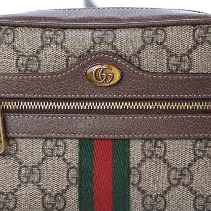 Gucci GG Supreme Monogram Web Mini Ophidia Shoulder Bag Brown 10 of 10