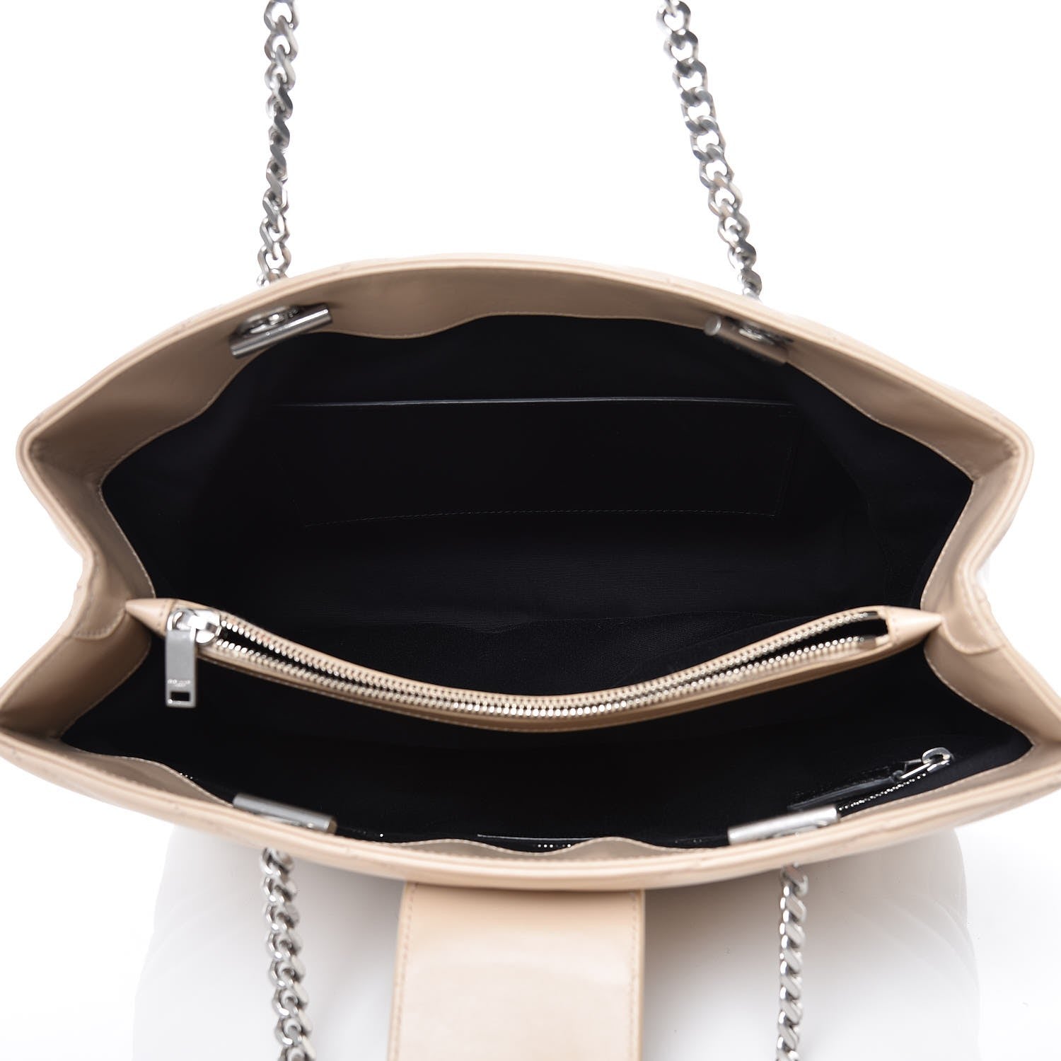 Saint Laurent Calfskin Y Quilted Monogram Large Loulou Shopper Nude Powder 5 of 11