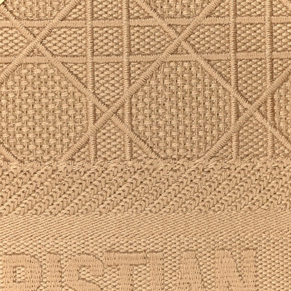 Christian Dior Canvas Embroidered Medium Lady D-Lite Beige 7 of 9