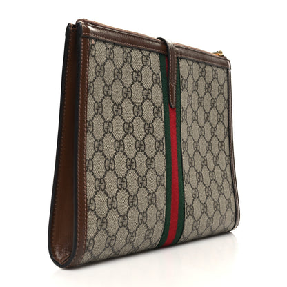 Gucci GG Supreme Monogram Large Jackie 1961 Pouch Brown 3 of 11