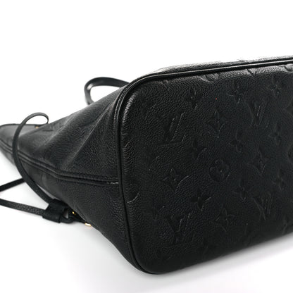 Louis Vuitton Empreinte Monogram Giant Neverfull MM Black 7 of 8
