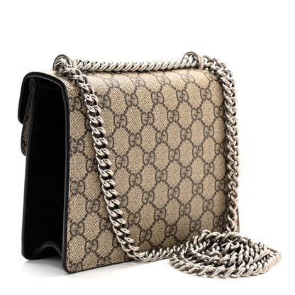 Gucci GG Supreme Monogram Mini Dionysus Shoulder Bag Black 3 of 13