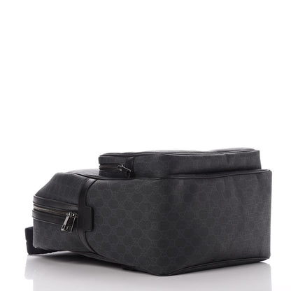 Gucci GG Supreme Monogram Medium Day Backpack Grey Black 4 of 9