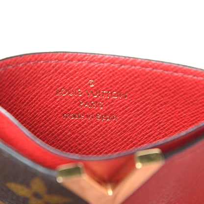 Louis Vuitton Calfskin Monogram Kimono Tote Card Holder Cherry 6 of 10