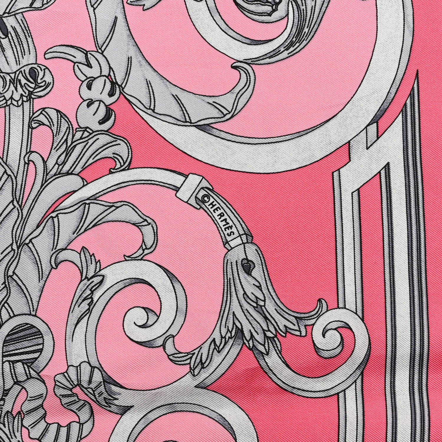 Hermes Silk Les Tuileries Scarf 90 5 of 5