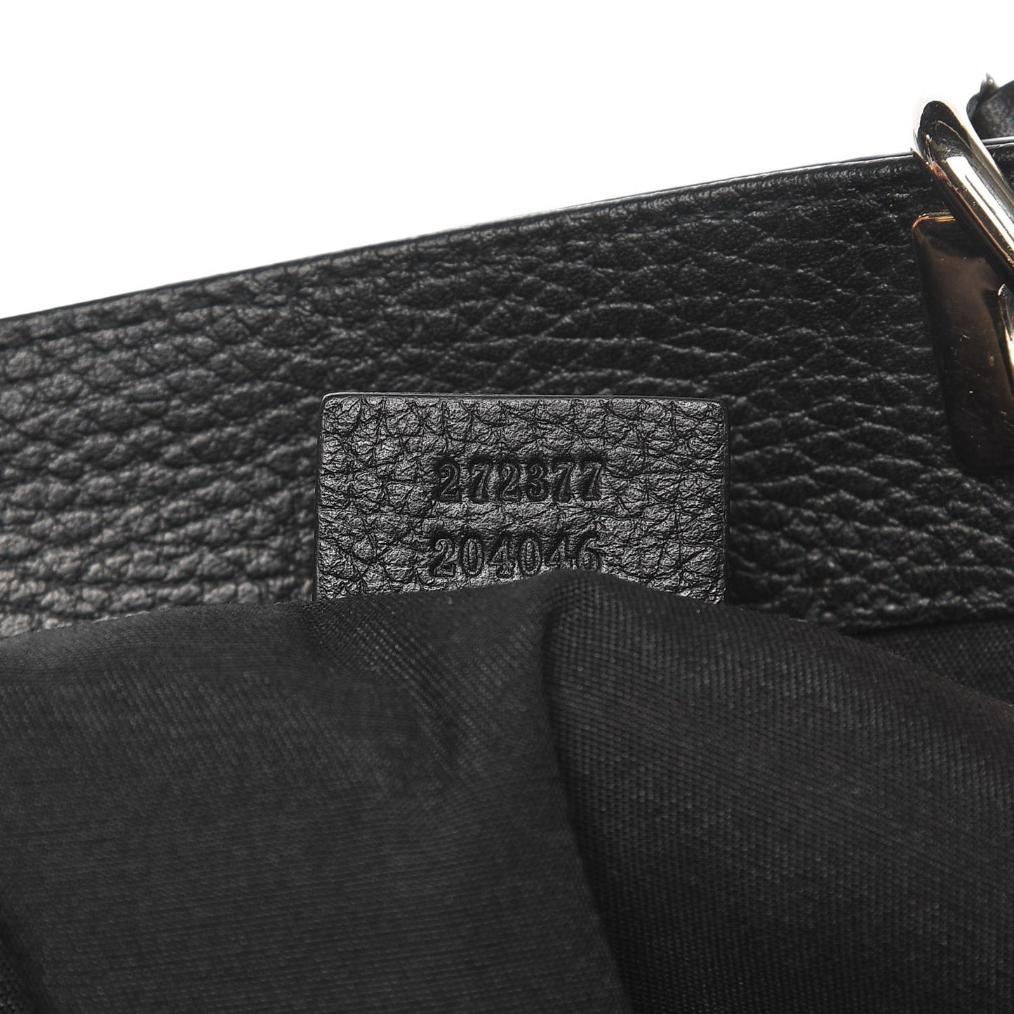 Monogram Bucket Tote Black