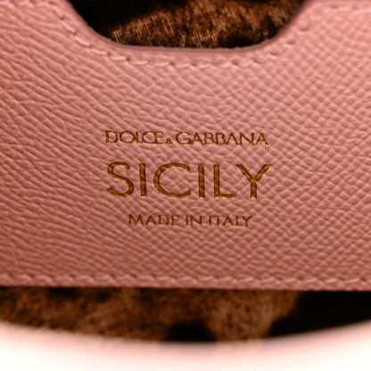 Dolce & Gabbana Dauphine Small Miss Sicily Satchel With Scarf Pink 6 of 9