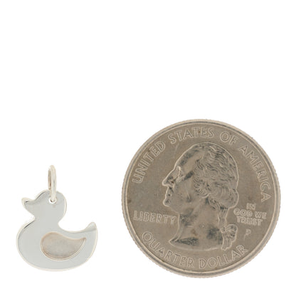 Tiffany Sterling Silver Lucky Duck Charm 2 of 4