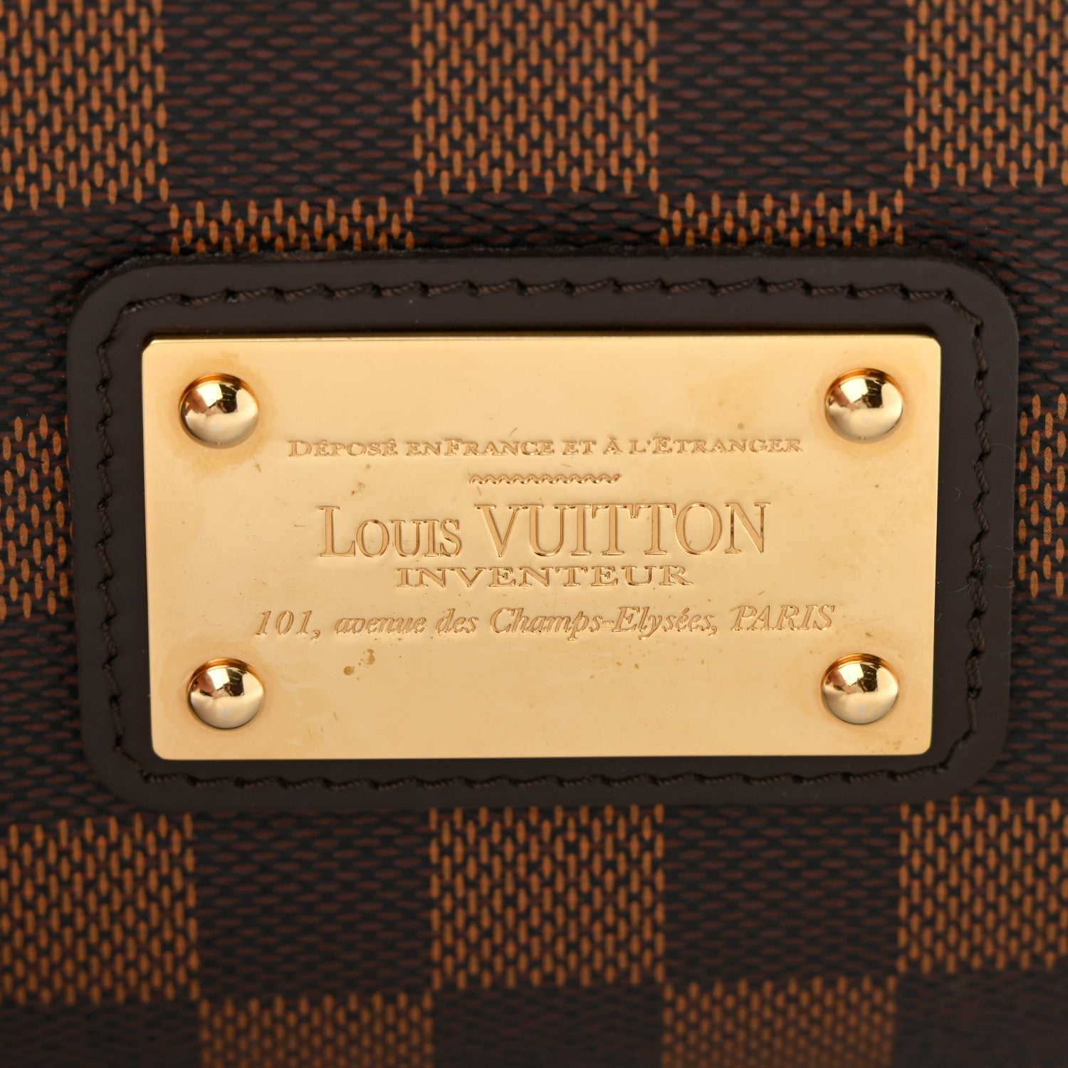 Louis Vuitton Damier Ebene Eva Clutch 11 of 12