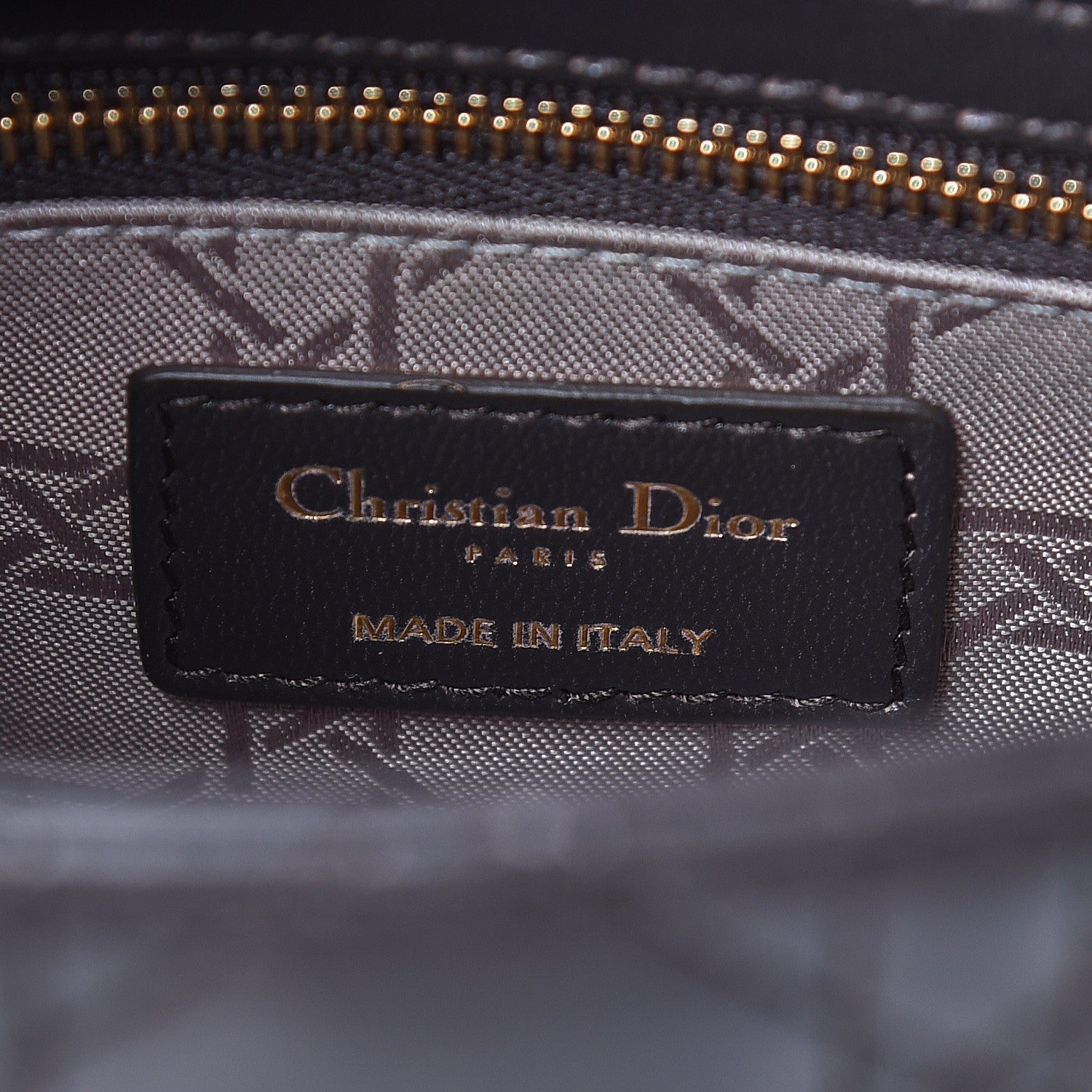 Christian Dior Lambskin Cannage Small My Lady Dior Dark Grey 5 of 8