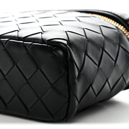 Bottega Veneta Calfskin Intrecciato Bang Bang Vanity Case Black 10 of 10
