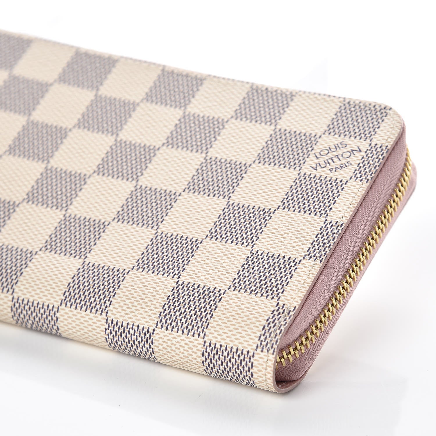 Louis Vuitton Damier Azur Zippy Wallet Rose Ballerine 9 of 9