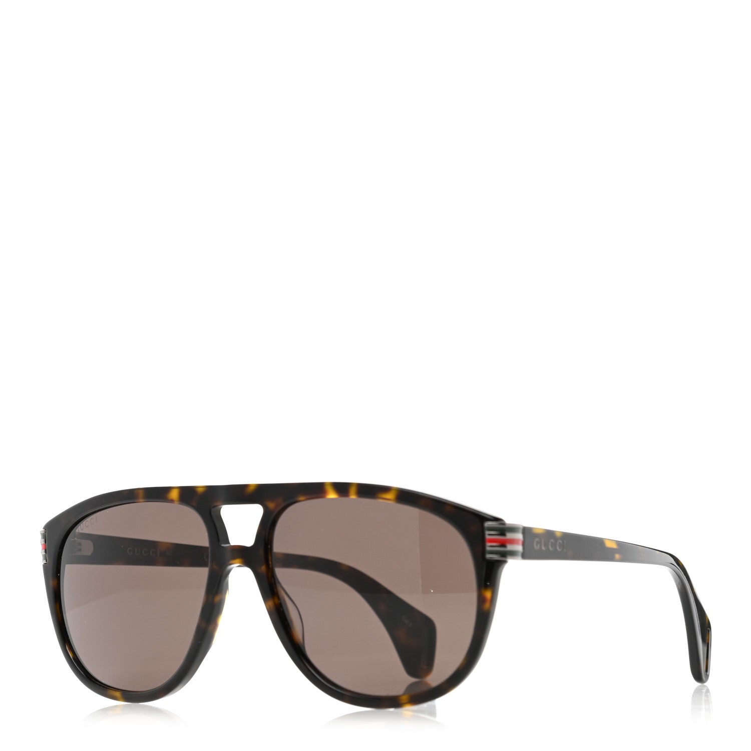 Gucci Acetate Aviator Sunglasses GG0525S Tortoise 1 of 9
