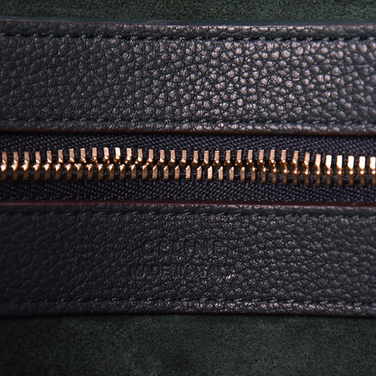 Celine Soft Grained Calfskin Small Belt Cabas Phantom Amazone 7 of 15