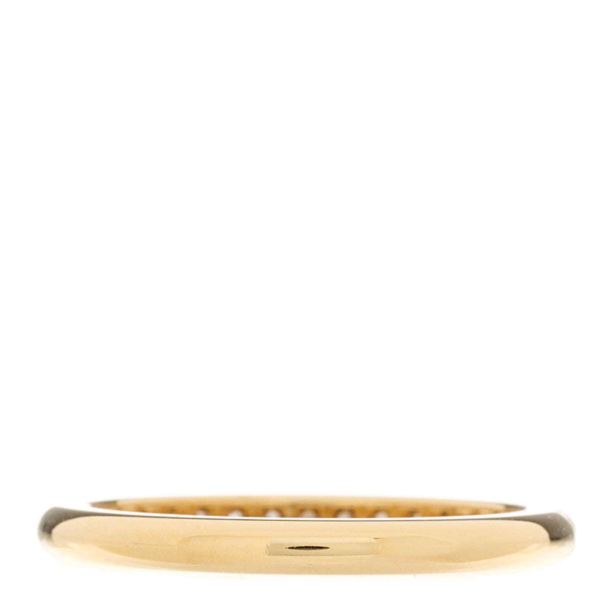 18K Yellow Gold Diamond Soleste Half Eternity Band Ring 47 4