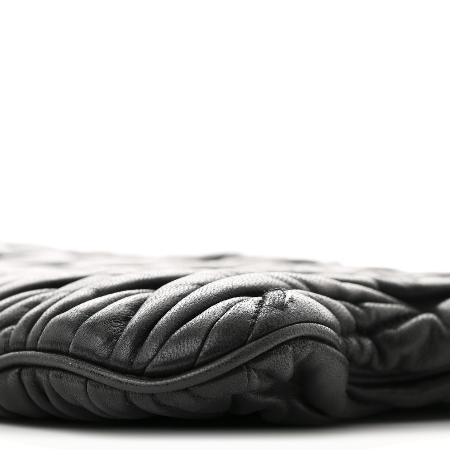 Nappa Matelasse Crossbody Clutch Black