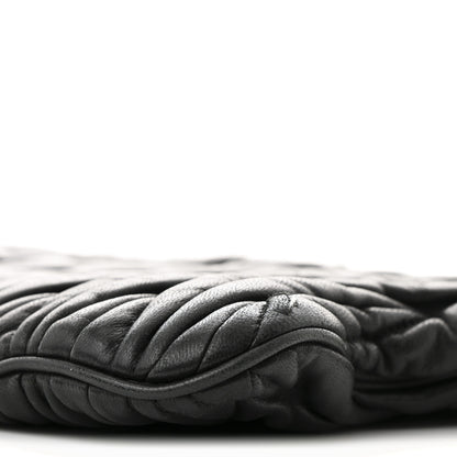 Miu Miu Nappa Matelasse Crossbody Clutch Black 11 of 11