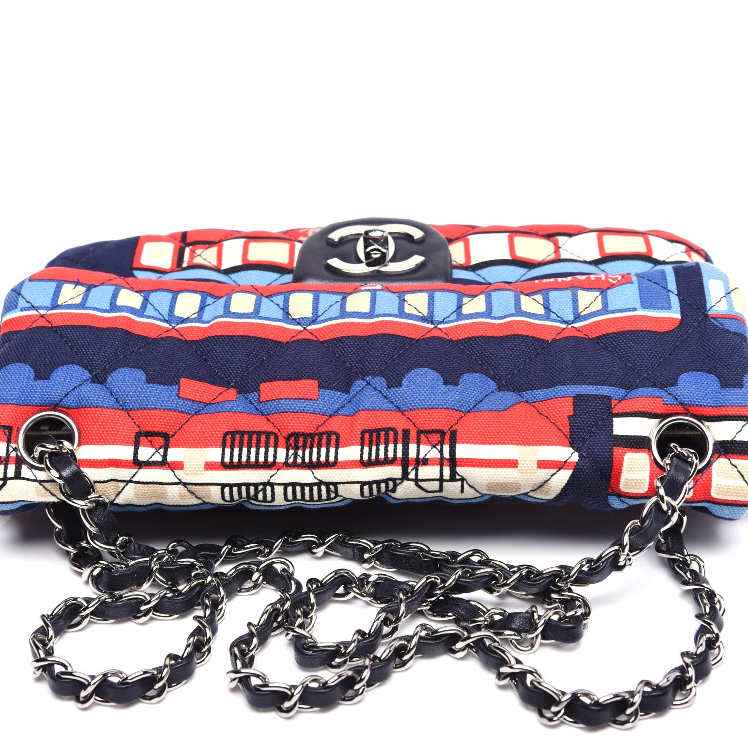 Chanel Canvas Le Train Small Flap 11 of 18