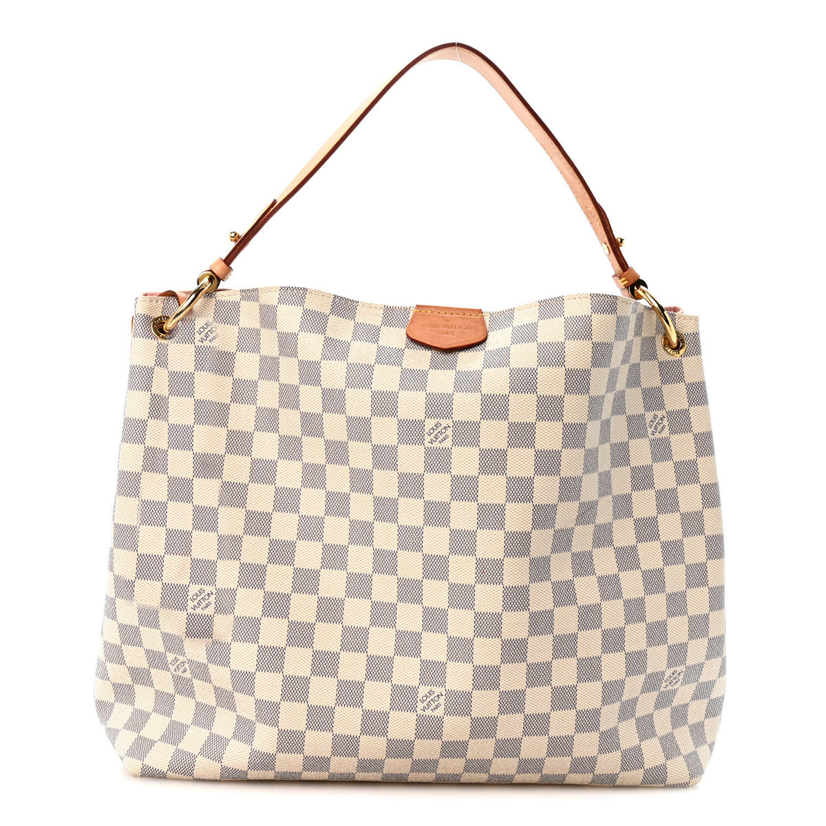 Damier Azur Graceful MM Rose Ballerine