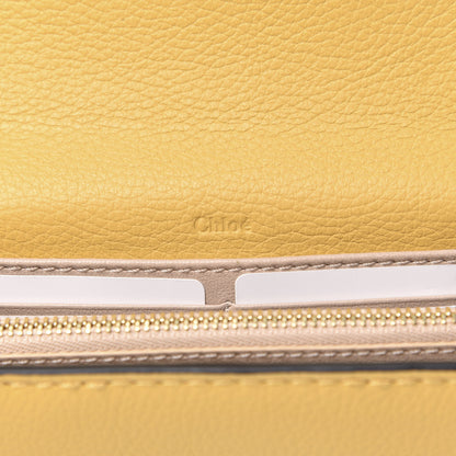 Chloe Calfskin Marcie Continental Flap Wallet Honey Gold 6 of 9
