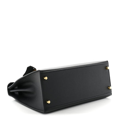 Hermes Epsom Kelly Sellier 28 Black 4 of 11