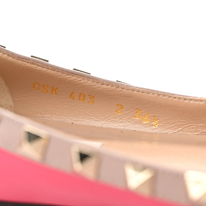 Valentino Garavani Calfskin Nappa Rockstud Ballerina Flats 36.5 Deep Fuxia Poudre 8 of 8