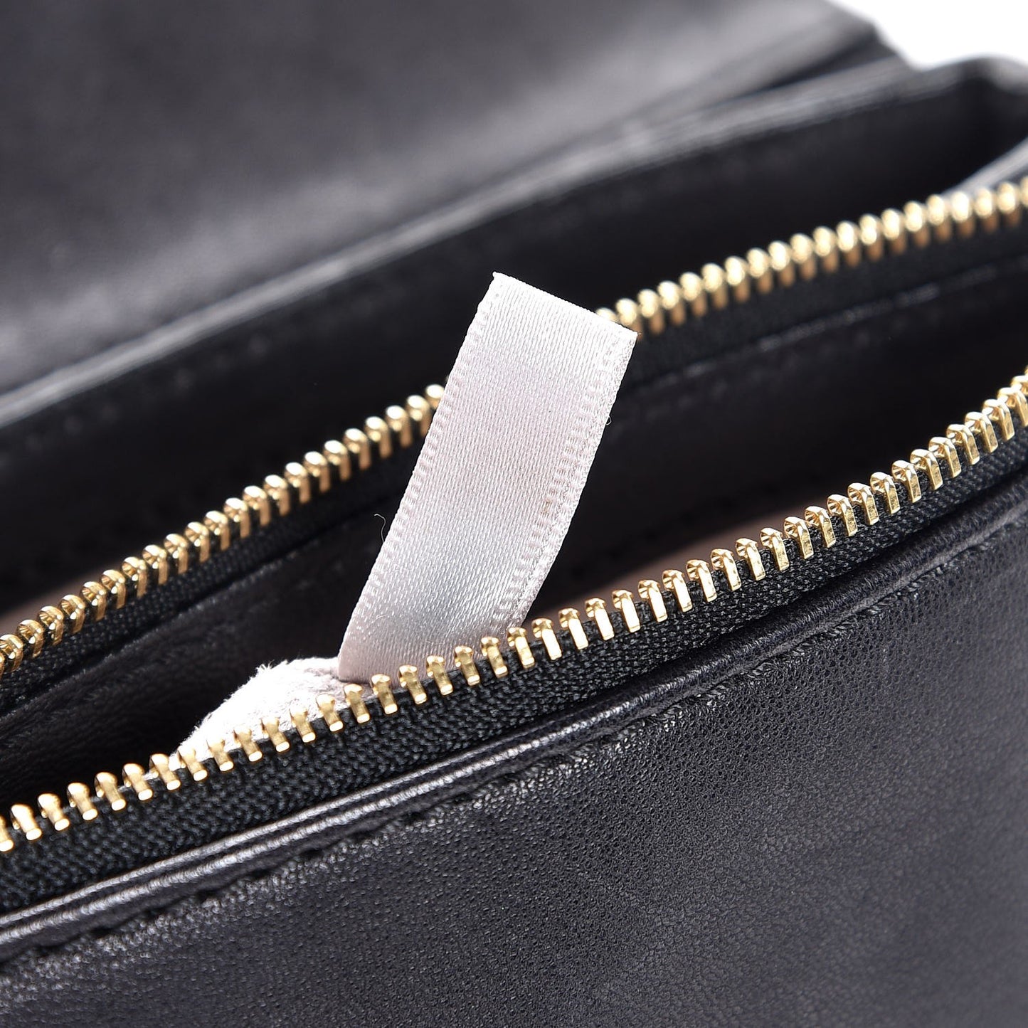 Lambskin Elaphe Zadie Flap Bag Black