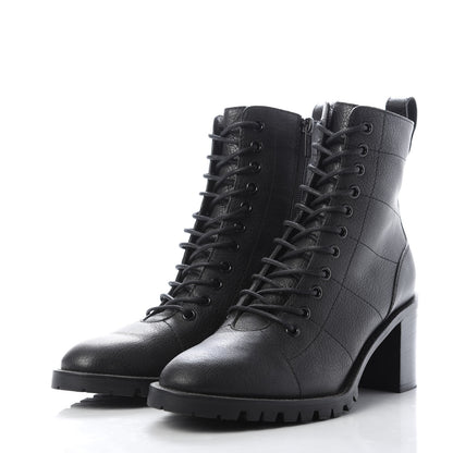 Jimmy Choo Grainy Calfskin Cruz 65 Ankle Booties 40.5 Black 3 of 8